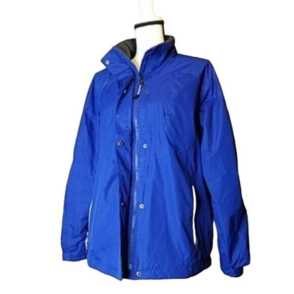 Women's St. John's Bay Jacket/Coat in a Pretty Royal Blue. Sz. M - Picture 2 of 4